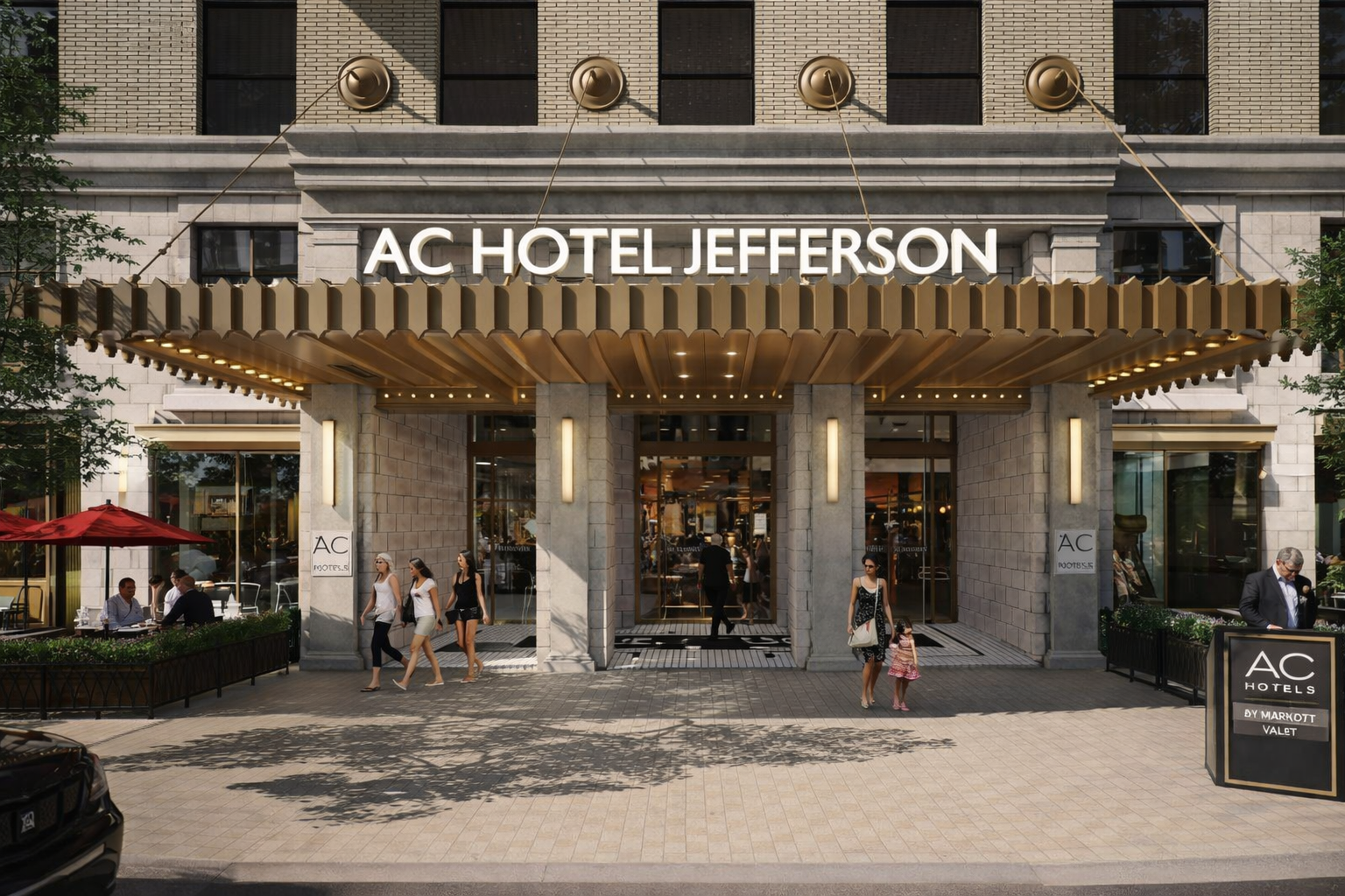 Jefferson Arms Building - AC Marriott Hotel